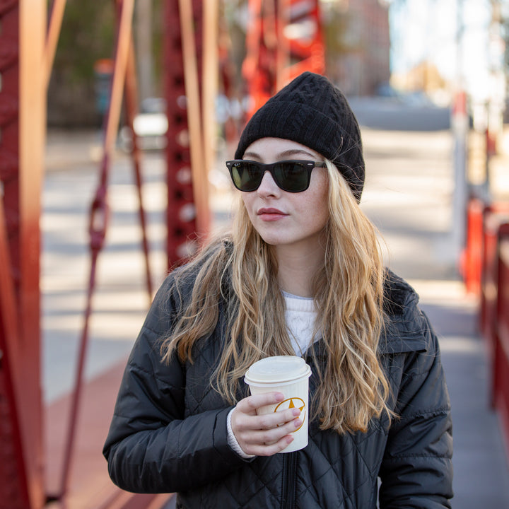 Bonnet Torsadé 100 % Cachemire pour Femme