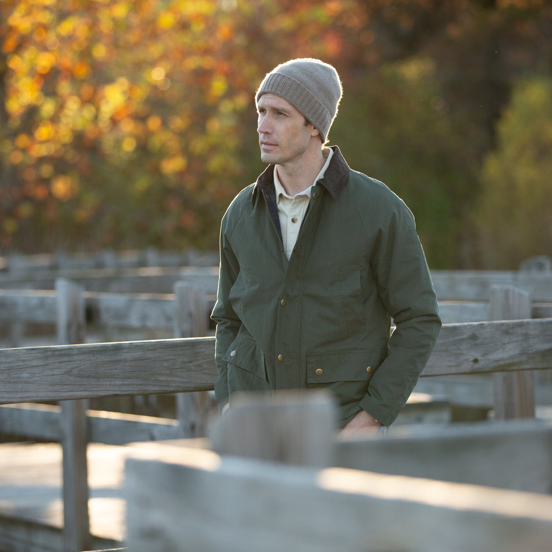 Men's 100% Cashmere Classic Cuffed Beanie