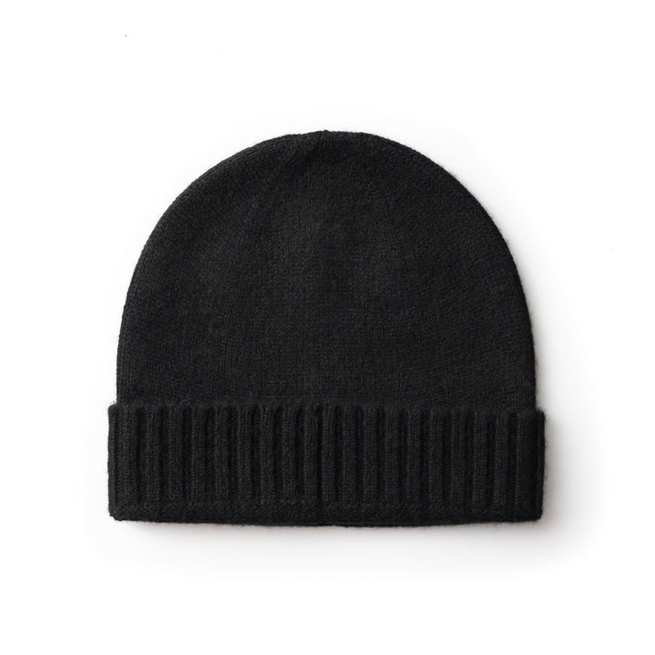 Men's 100% Cashmere Classic Cuffed Beanie