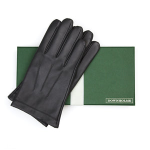 Men's Classic Leather Cashmere Lined Gloves - Black, DH-LCM-BLKXXL, DH-LCM-BLKXL, DH-LCM-BLKL, DH-LCM-BLKM, DH-LCM-BLKS, DH-LCM-BLKXS