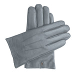 Men's Touchscreen Leather Cashmere Lined Gloves - Gray, DH-TLCM-GRYXXL, DH-TLCM-GRYXL, DH-TLCM-GRYL, DH-TLCM-GRYM, DH-TLCM-GRYS, DH-TLCM-GRYXS